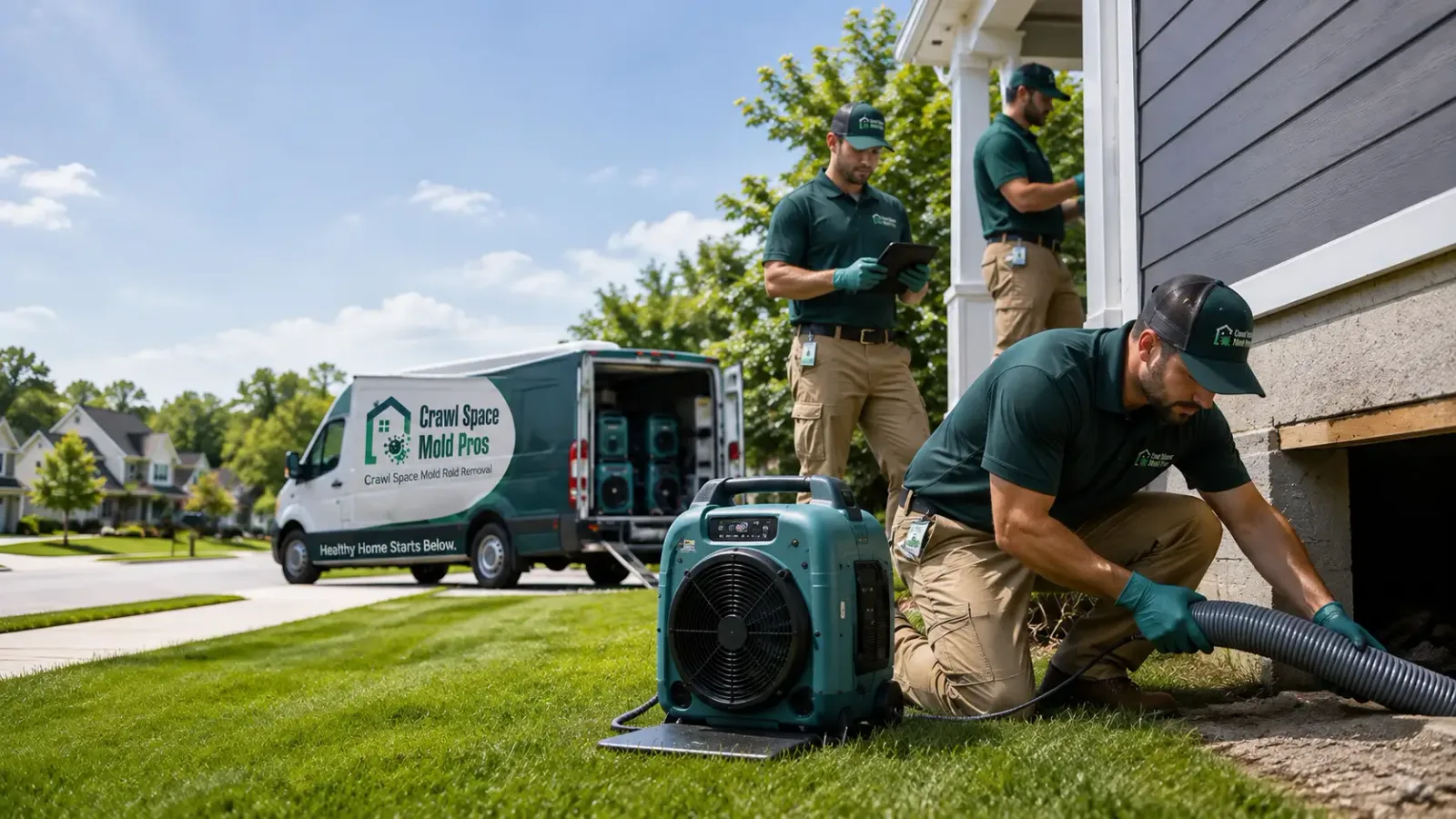 Crawl Space Mold Removal in Goshen, CT